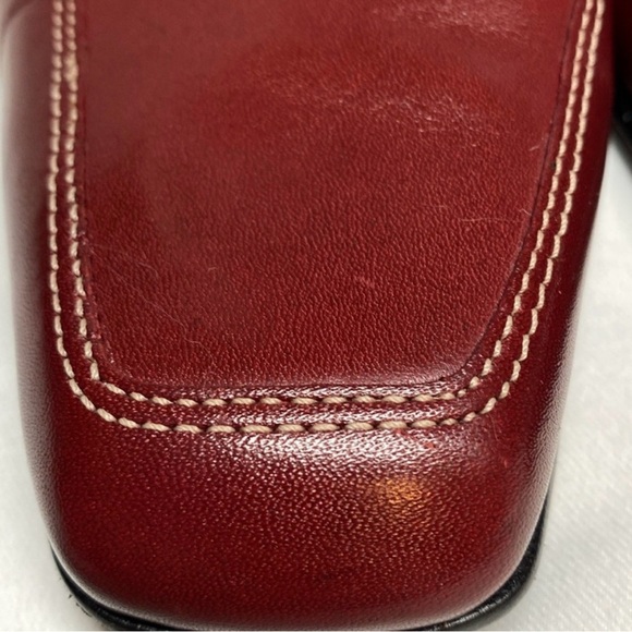 Nordstrom Burgundy Leather Mules - Picture 4 of 15